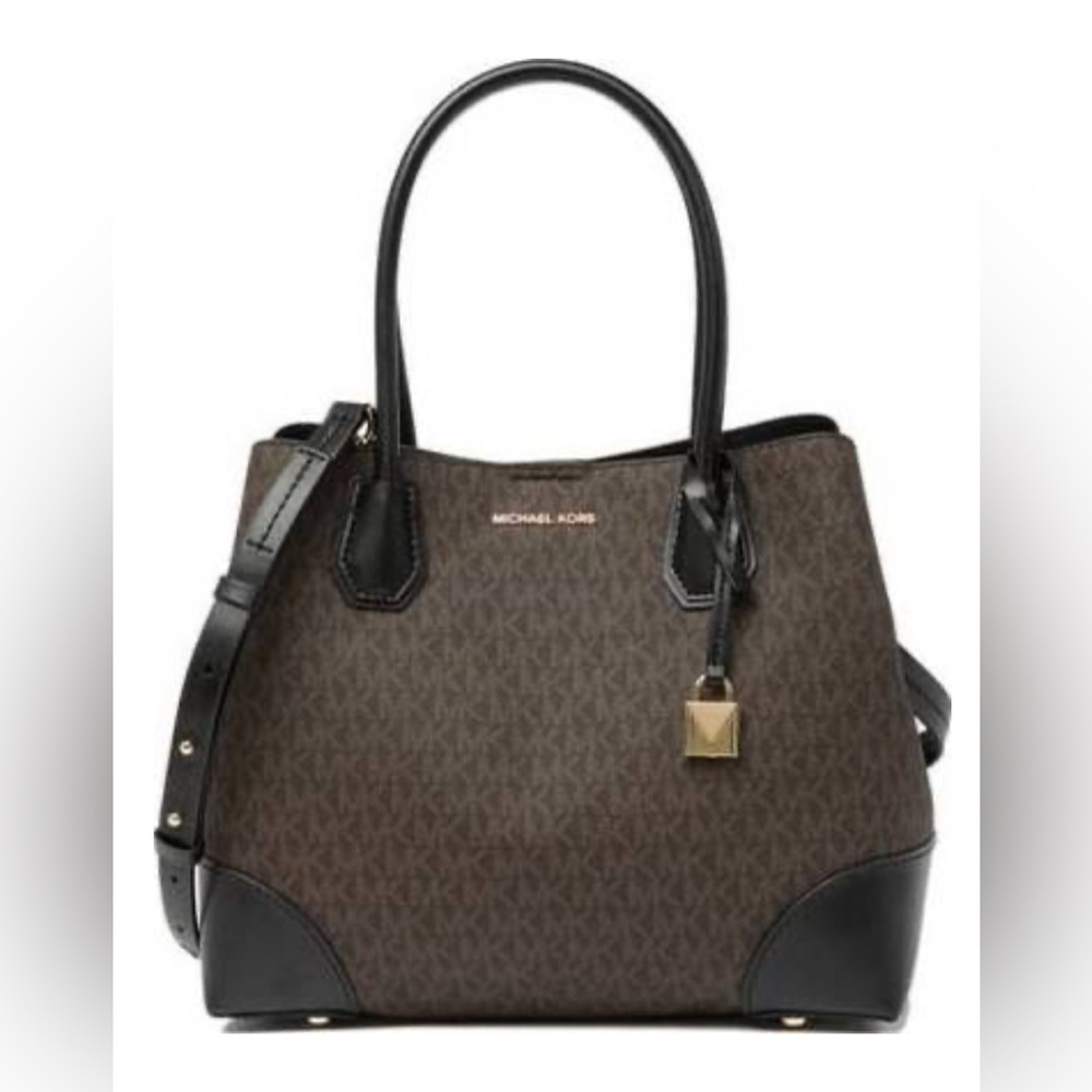 Michael Kors Small Mercer Gallery Signature Logo Satchel